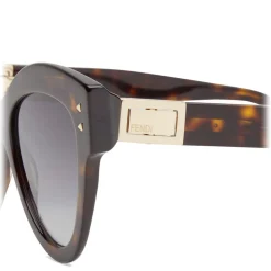 Fendi - Peeakaboo - Havana Brown Cat Eye Sunglasses - Sunglasses - Fendi Eyewear - Avvenice