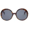 Fendi - Promeneye - Oversize Round Sunglasses - Gray - Sunglasses - Fendi Eyewear - Avvenice