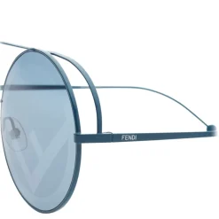 Fendi - Run Away - Green Oversize Sunglasses - Sunglasses - Fendi Eyewear - Avvenice