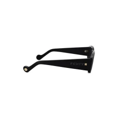 Fenty - Coded Sunglasses - Jet Black - Sunglasses - Rihanna Official - Fenty Eyewear - Avvenice