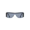 Fenty - Guarded Denim Mask - Indigo - Sunglasses - Rihanna Official - Fenty Eyewear - Avvenice