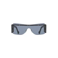 Fenty - Guarded Denim Mask - Indigo - Sunglasses - Rihanna Official - Fenty Eyewear - Avvenice