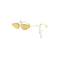 Fenty - Side-Eye Sunglasses - Gold - Sunglasses - Rihanna Official - Fenty Eyewear - Avvenice