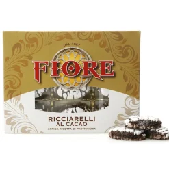 Fiore - Panforte of Siena since 1827 - Glazed Ricciarelli with Cocoa - Pastry - Box - 225 g - Avvenice