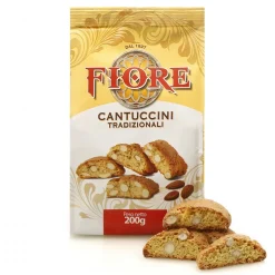 Fiore - Panforte of Siena since 1827 - Traditional Tuscany Cantuccini with Almonds - Pastry - Box - 100 g - Avvenice