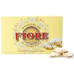 Fiore - Panforte of Siena since 1827 - Mandorline of Spring of Siena - Pastry - Yellow Box - 72 g - Avvenice