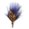 Genius Bowtie - Archimedes - Green - Real Feathers Pin - Luxury High Quality Pin - Avvenice