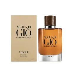 Giorgio Armani - Acqua di Gio' Absolu - Elegant and Sensual Male Perfume - Luxury Fragrances - 75 ml - Avvenice