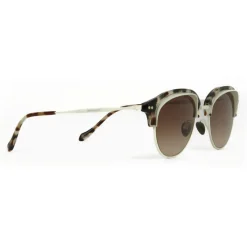 Giorgio Armani - Cat Walk Sunglasses with Contrasting Superior Eyelashes - Light Brown - Giorgio Armani Eyewear - Avvenice