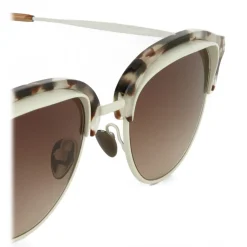 Giorgio Armani - Cat Walk Sunglasses with Contrasting Superior Eyelashes - Light Brown - Giorgio Armani Eyewear - Avvenice
