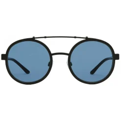 Giorgio Armani - Catwalk - Catwalk Sunglasses with Round Lenses - Black - Sunglasses - Giorgio Armani Eyewear - Avvenice
