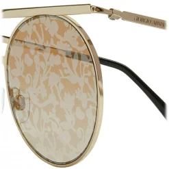 Giorgio Armani - Catwalk - Catwalk Sunglasses with Floral Lenses - Gold Yellow - Sunglasses - Giorgio Armani Eyewear - Avvenice
