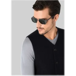 Giorgio Armani - Catwalk - Catwalk Sunglasses with Folding Rods - Grey - Sunglasses - Giorgio Armani Eyewear - Avvenice