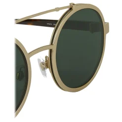 Giorgio Armani - Catwalk - Catwalk Sunglasses with Round Lenses - Gold - Sunglasses - Giorgio Armani Eyewear - Avvenice