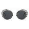 Giorgio Armani - Crystal Catwalk - Sunglasses with Open Lenses - Silver - Sunglasses - Giorgio Armani Eyewear - Avvenice