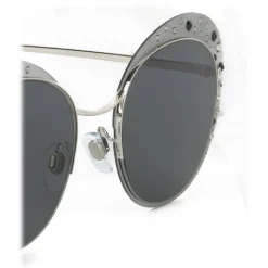 Giorgio Armani - Crystal Catwalk - Sunglasses with Open Lenses - Silver - Sunglasses - Giorgio Armani Eyewear - Avvenice