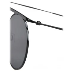Giorgio Armani - Double Bridge - Metal Sunglasses with Gradient Lenses - Black - Sunglasses - Giorgio Armani Eyewear - Avvenice