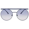 Giorgio Armani - Double Bridge - Metal Sunglasses with Gradient Lenses - Blue - Sunglasses - Giorgio Armani Eyewear - Avvenice