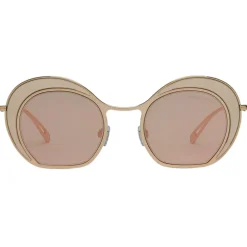 Giorgio Armani - Double Circle - Sunglasses with Double Circle Frame - Grey - Sunglasses - Giorgio Armani Eyewear - Avvenice