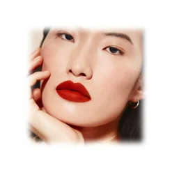 Giorgio Armani - Intense Lip Color Liquid Lips Collection - Velvet Effect Mat Lipstick Creamy - 417 - Blaze - Luxury - Avvenice