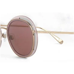 Giorgio Armani - Open Lenses Round Frame Sunglasses - Silver - Sunglasses - Giorgio Armani Eyewear - Avvenice