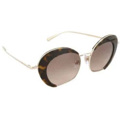 Giorgio Armani - Retrò - Metal Sunglasses with Animalier Lenses - Brown - Sunglasses - Giorgio Armani Eyewear - Avvenice