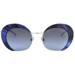 Giorgio Armani - Retrò - Metal Sunglasses with Degradè Lenses - Blue - Sunglasses - Giorgio Armani Eyewear - Avvenice