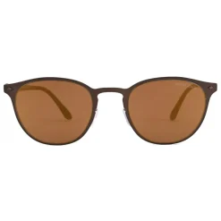 Giorgio Armani - Retrò - Metal Sunglasses with Metal Frame - Brown - Sunglasses - Giorgio Armani Eyewear - Avvenice