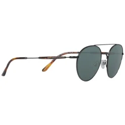 Giorgio Armani - Round Frame - Metal Round Frame Sunglasses - Black - Sunglasses - Giorgio Armani Eyewear - Avvenice