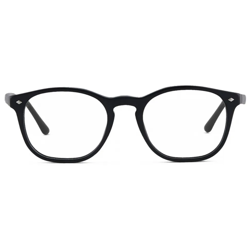 Giorgio Armani - Round Man Optical Glasses - Black – Optical Glasses - Giorgio Armani Eyewear - Avvenice