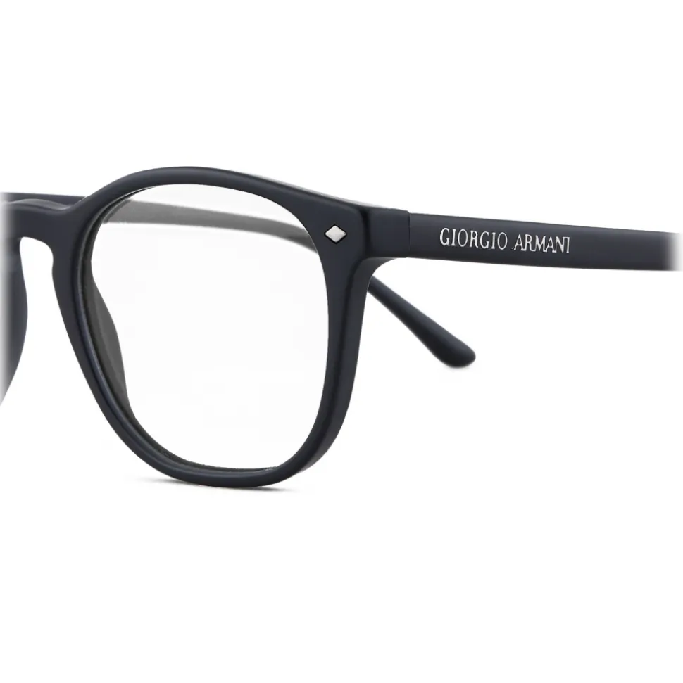 Giorgio Armani - Round Man Optical Glasses - Black – Optical Glasses - Giorgio Armani Eyewear - Avvenice
