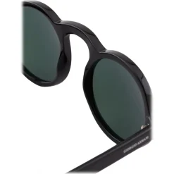 Giorgio Armani - Round Sunglasses - Black - Sunglasses - Giorgio Armani Eyewear - Avvenice