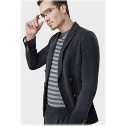 Giorgio Armani - Semi Rim Man Optical Glasses - Black – Optical Glasses - Giorgio Armani Eyewear - Avvenice