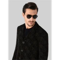 Giorgio Armani - Tech - Metal Sunglasses in Metal and Acetate - Black - Sunglasses - Giorgio Armani Eyewear - Avvenice