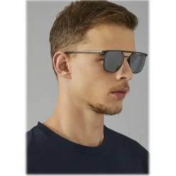 Giorgio Armani - Timeless - Sunglasses with Metal Frame - Black - Sunglasses - Giorgio Armani Eyewear - Avvenice