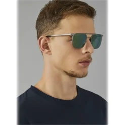 Giorgio Armani - Timeless - Sunglasses with Metal Frame - Grey - Sunglasses - Giorgio Armani Eyewear - Avvenice