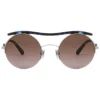 Giorgio Armani - Wavy Catwalk - Sunglasses with Corrugated Tubular - Blue - Sunglasses - Giorgio Armani Eyewear - Avvenice