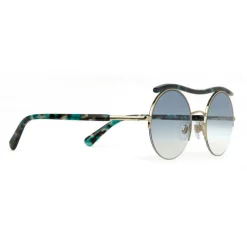 Giorgio Armani - Wavy Catwalk - Sunglasses with Corrugated Tubular - Silver - Sunglasses - Giorgio Armani Eyewear - Avvenice