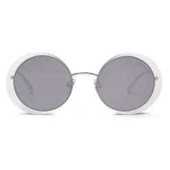 Giorgio Armani - Womenswear - Metal Round Frame Sunglasses - Graphite - Sunglasses - Giorgio Armani Eyewear - Avvenice
