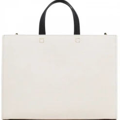 Givenchy - Beige and Black Medium Canvas G-Tote - Givenchy Exclusive Luxury Collection - Avvenice