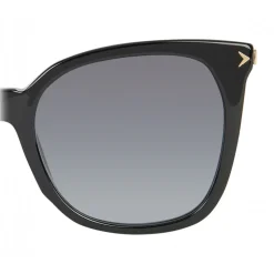 Givenchy - Black Acetate Sunglasses with Gold Finished Metal Bars - Sunglasses - Givenchy Eyewear - Avvenice