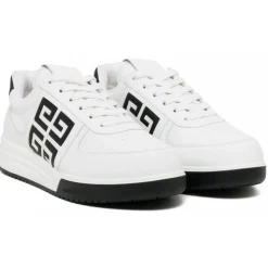 Givenchy - Black and White 4G Sneakers - Givenchy Exclusive Luxury Collection - Avvenice