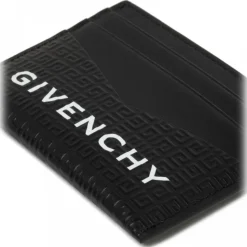 Givenchy - Black 4G Card Holder - Givenchy Exclusive Luxury Collection - Avvenice
