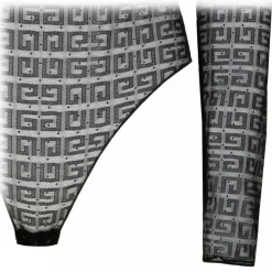 Givenchy - Black 4G Motif Transparent Lace Bodysuit - Givenchy Exclusive Luxury Collection - Avvenice