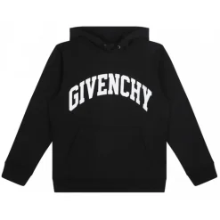 Givenchy - Black Lettering Logo Hoodie - Givenchy Exclusive Luxury Collection - Avvenice
