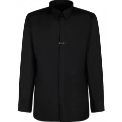 Givenchy - Black Logo Plaque Shirt - Givenchy Exclusive Luxury Collection - Avvenice