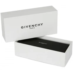 Givenchy - Dark Tortoise Acetate Sunglasses with Gold Metal Bars and Brown Lenses - Sunglasses - Givenchy Eyewear - Avvenice