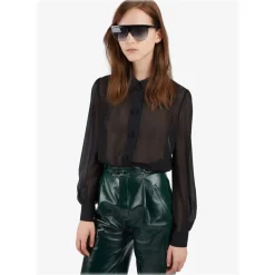 Givenchy - GV Squared Oversized Sunglasses in Acetate and Metal - Gray - Sunglasses - Givenchy Eyewear - Avvenice