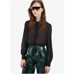 Givenchy - GV Squared Oversized Sunglasses in Acetate and Metal - Black - Sunglasses - Givenchy Eyewear - Avvenice