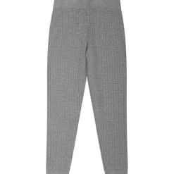 Givenchy - Kids Grey Logo Jacquard Leggings - Givenchy Exclusive Luxury Collection - Avvenice